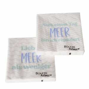 Servietten Küste 33x33cm 20 Stück 2fach sortiert,