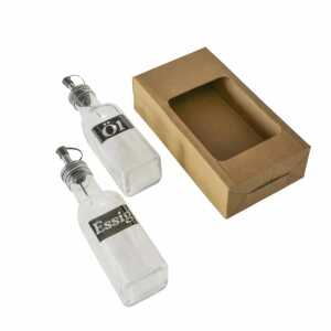 Flaschen Menu Essig/Öl 250ml transparent 2 Stück,