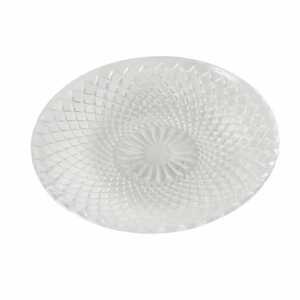 Glasteller Ruka transparent D25cm, Farben: transparent; Material: Glas