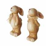 Deko-Hase Rabby braun 14cm 2fach sortiert,