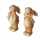 Deko-Hase Rabby braun 14cm 2fach sortiert,