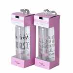 Trinkflasche Mama 420ml transparent sortiert, 2fach...