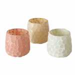 Windlicht Shenna D8x8cm 3fach sortiert, Glas,