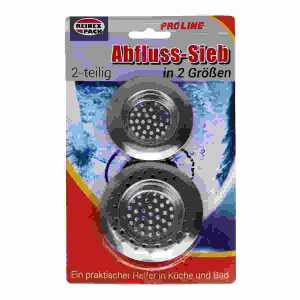 Abflusssiebe 2er 6,4x7,8cm 4068400069177