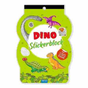 Stickerblock Dinosaurier 4 Seiten, über 100 Sticker, Trötsch Verlag