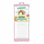 Notizblock mit Stift und Magnet Waldfreunde, 13x29cm, 40...