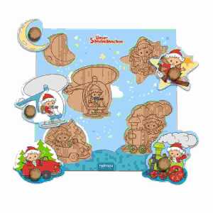 Unser Sandmännchen Holzlegespiel Fahrzeuge, ab 18 Monaten