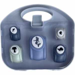 Stanzer im Koffer Unter Wasser, 5 Stanzer in 2 verschiedenen Größen