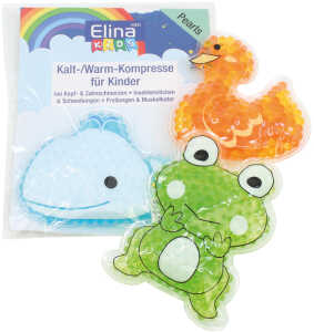 ELINA Kompresse Gelperlen Kids kalt/warm 3fach sortiert