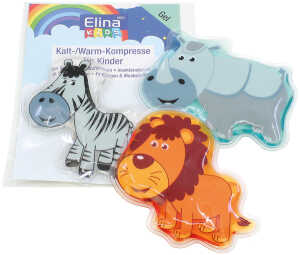 ELINA Kompresse Gel Kids kalt/warm 3fach sortiert