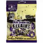 Toffees Walkers Milk Chocolate Eclairs 150g, Bonbons...