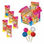 ZED Monster Wunderball Fruity am Stiel 60g, Lutschbonbon...