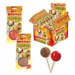 ZED Monster Wunderball Cola am Stiel 60g, Lutschbonbon...