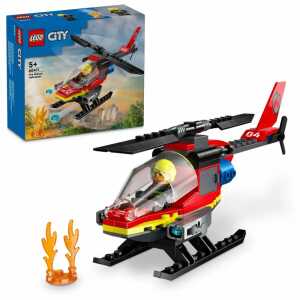 LEGO City Feuerwehr Feuerwehrhubschrauber, ab 5 Jahren,, LEGO