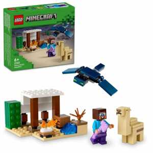 LEGO Minecraft Steves Steves Wüstenexpedition, ab 6 Jahren,, LEGO