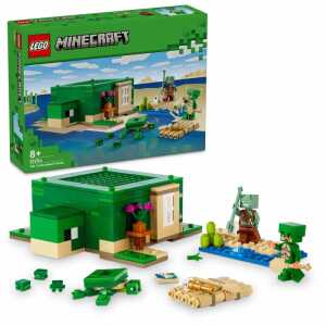 LEGO Minecraft Das Schildkrötenstrandhaus, ab 8 Jahren,, LEGO