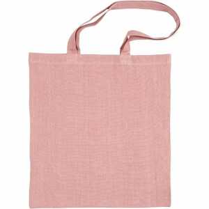 Stofftasche 38x42cm rosa aus Baumwolle,, Creativ Company