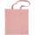 Stofftasche 38x42cm rosa aus Baumwolle,, Creativ Company