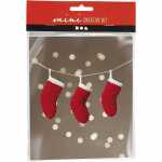 Mini Kreativ Set Häkeln Weihnachtsstrümpfe,