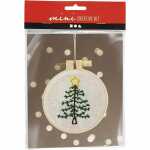 Mini Kreativ Set Sticken Weihnachtsbaum,