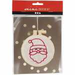Mini Kreativ Set Häkeln Weihnachtsmann,
