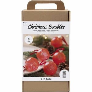 Kreativ Set Marmorieren Weihnachtskugeln,