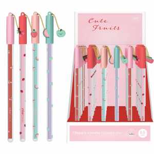Radierbarer Kugelschreiber mit süßen Früchten