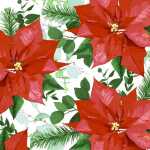 Servietten 33x33cm Floral Christmas FSC-Mix, 20er, 3-lagig