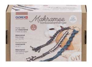 Bastelset Makramee Schlüsselanhänger, GLOREX