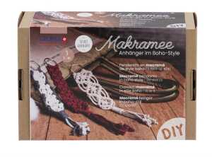 Bastelset Makramee Anhänger Boho-Style, GLOREX