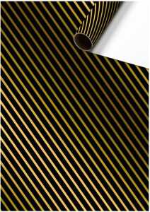 Geschenkpapier 70cmx1,5m Stryge schwarz, Stewo