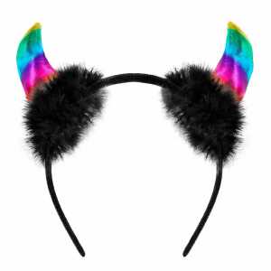 Hörner Regenbogen metallisiert, WIDMANN