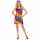 Kostüm Kleid Fashion Regenbogen Gr.XL, Paillettekleid