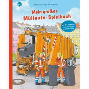 Mein großes Müllauto Spielbuch, Pappbilderbuch mit Drehscheibe,
