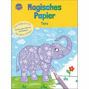 Magisches Papier Tiere, Das Malbuch mit dem Wow-Effekt,