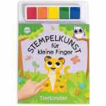 Stempelkunst f kleine Finger Tierkinder Set Malheft u...