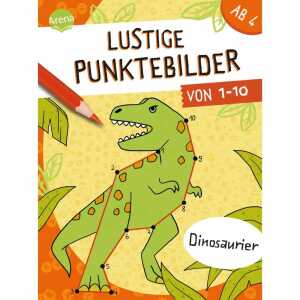 Lustige Punktebilder Dinosaurier, von 1-10, Maike Teichmann