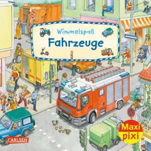 Maxi Pixi 422 Wimmelspaß Fahrzeuge, Softcover, 24 Seiten