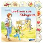 Conni kommt in den Kindergarten, buntes Registerbuch;...
