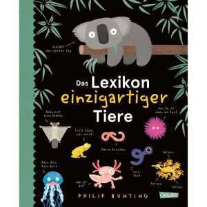 Das Lexikon einzigartiger Tiere, Hardcover, 80 Seiten, Philip Bunting