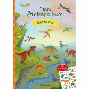 Mein Stickeralbum Dinosaurier 300 Sticker, 32 Seiten