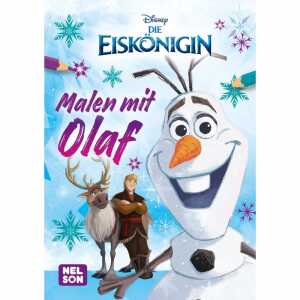 Disney Die Eiskönigin Malspaß mit Olaf, Softcover, 128 Seiten,