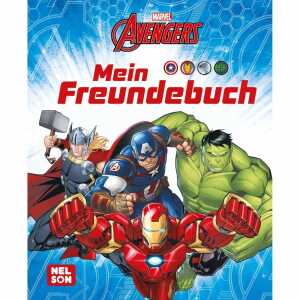 Marvel Avengers Mein Freundebuch, Hardcover, 64 Seiten, ab 4 Jahren
