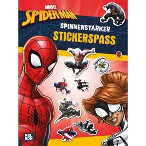 Spider-Man Spinnenstarker Stickerspaß, Softcover, 24 Seiten,