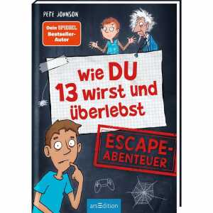 Escape-Mitmachbuch Wie DU 13 wirst und überlebst, Softcover,