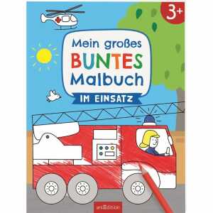Mein großes buntes Malbuch Im Einsatz, Softcover, 32 Seiten,