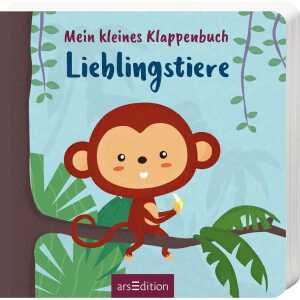 Mein kleines Klappenbuch Lieblingstiere, Pappbilderbuch, 14 Seiten