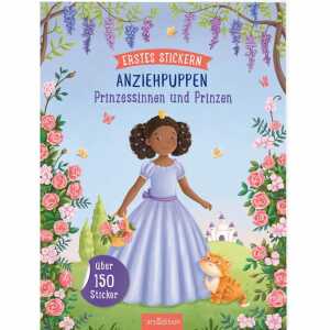 Erstes Stickern Anziehpuppen, Prinzessinnen Prinzen, über 250 Sticker