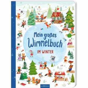 Mein großes Wimmelbuch Im Winter, Pappbilderbuch, 16 Seiten