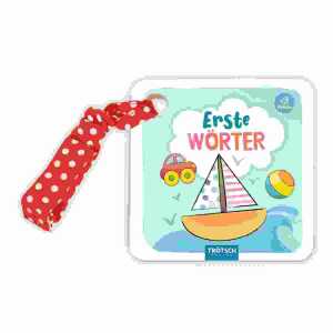 Buggybuch Erste Wörter 10 Seiten, Pappbilderbuch, ab 9 Monaten,